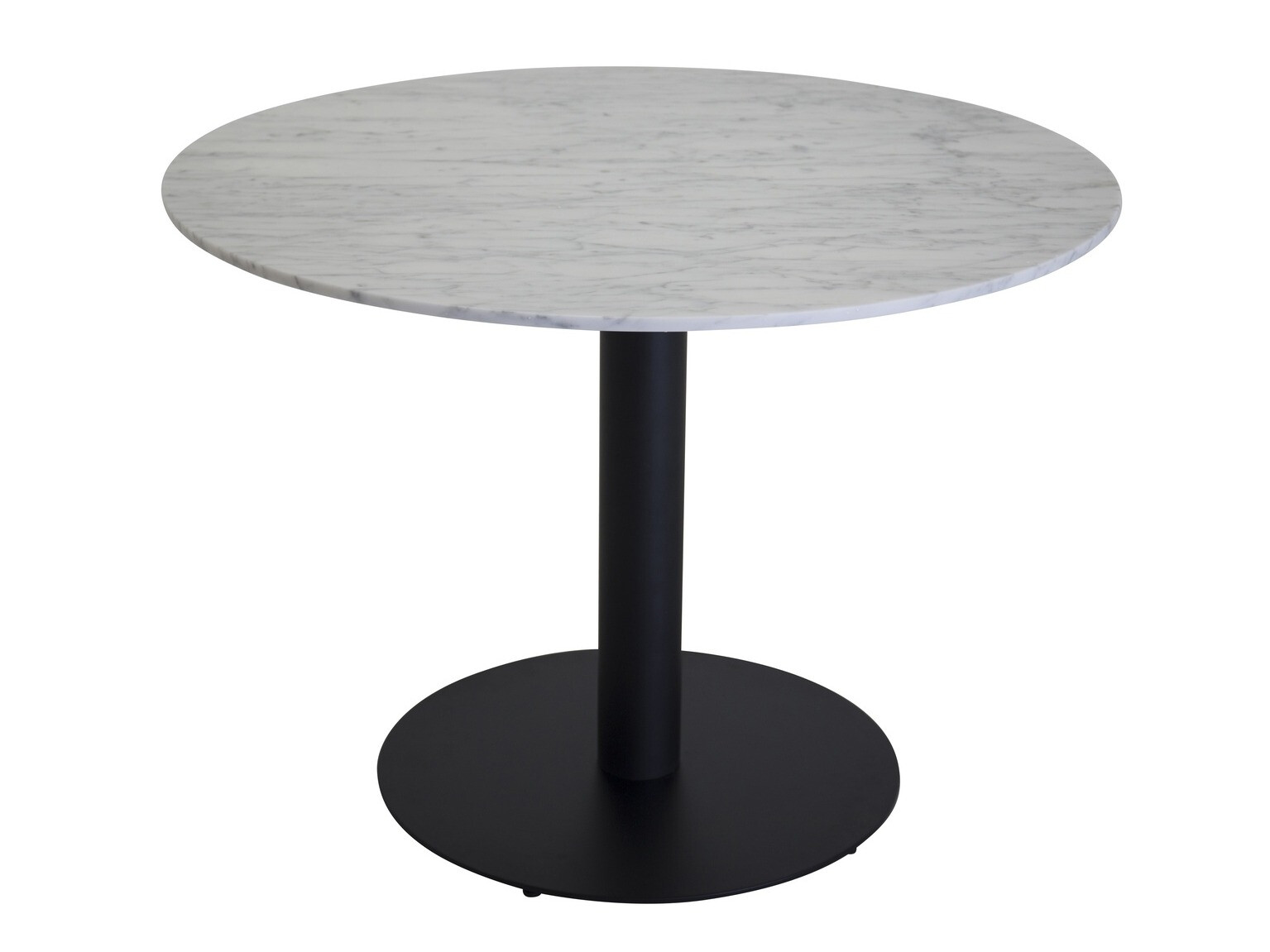 Mesa Dallas 175 (Mármol blanco + Negro)