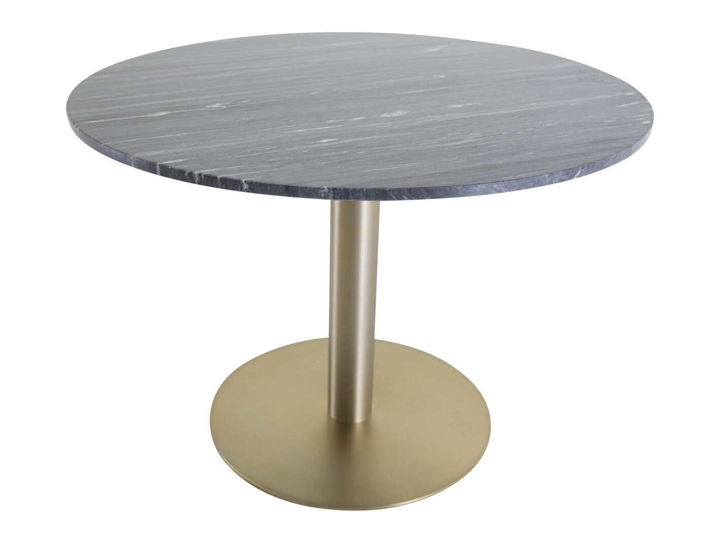 Mesa Dallas 175 (Mármol negro + Latón)