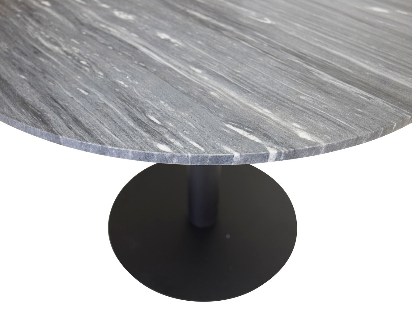 Mesa Dallas 175 (Mármol negro + Negro)