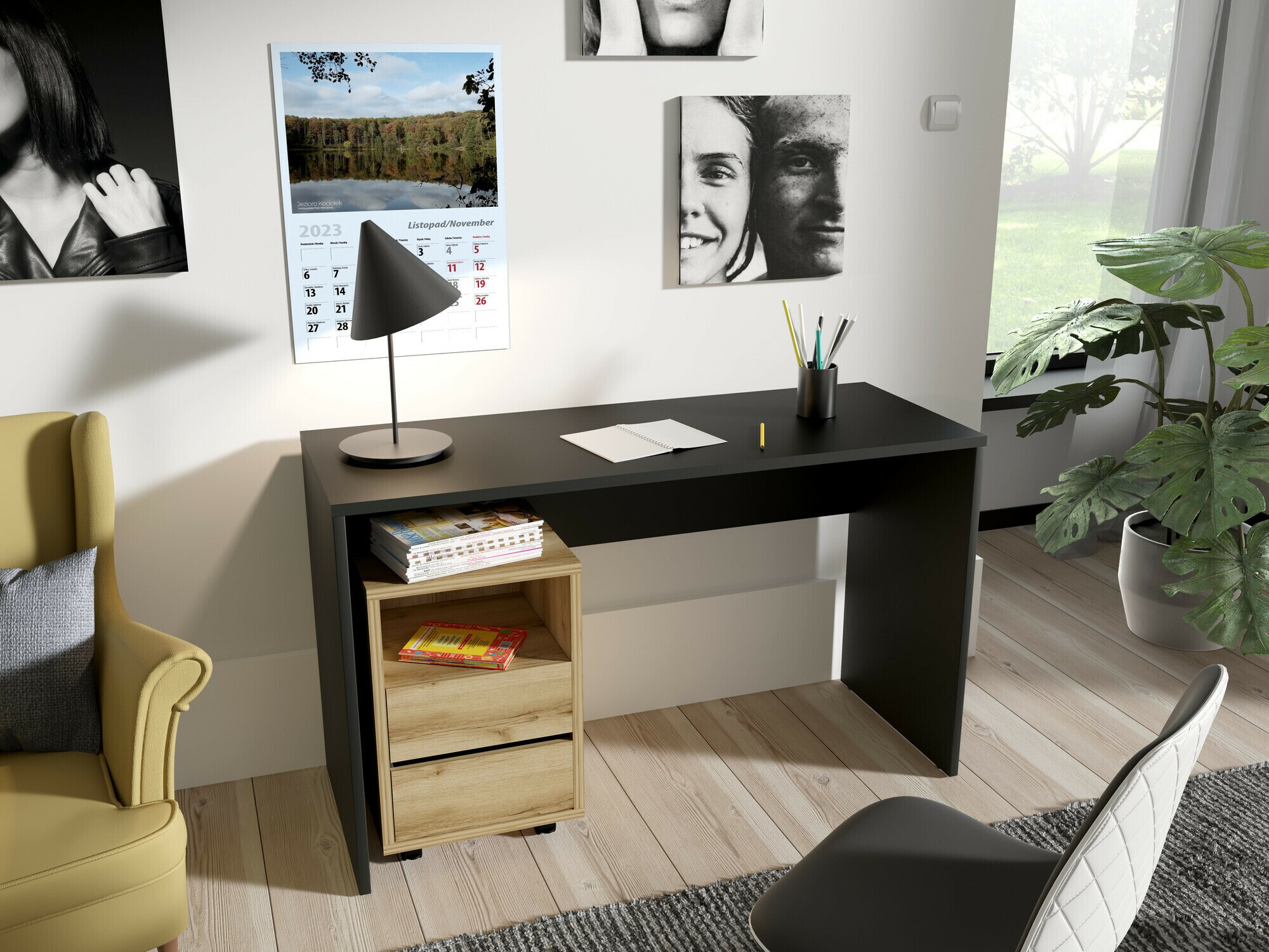 Escritorio Austin 345 (Negro)