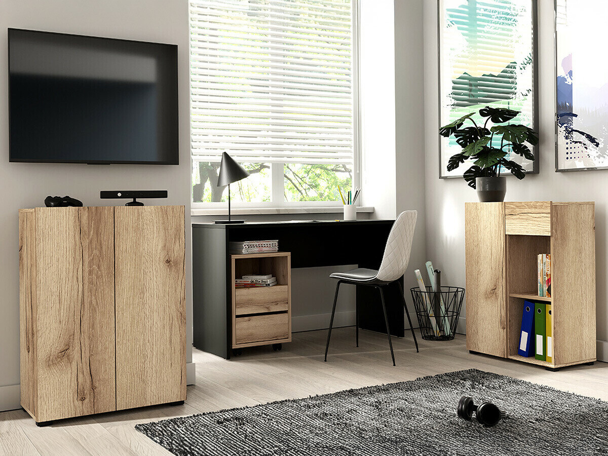 Mesa de oficina Austin 345 (Negro)