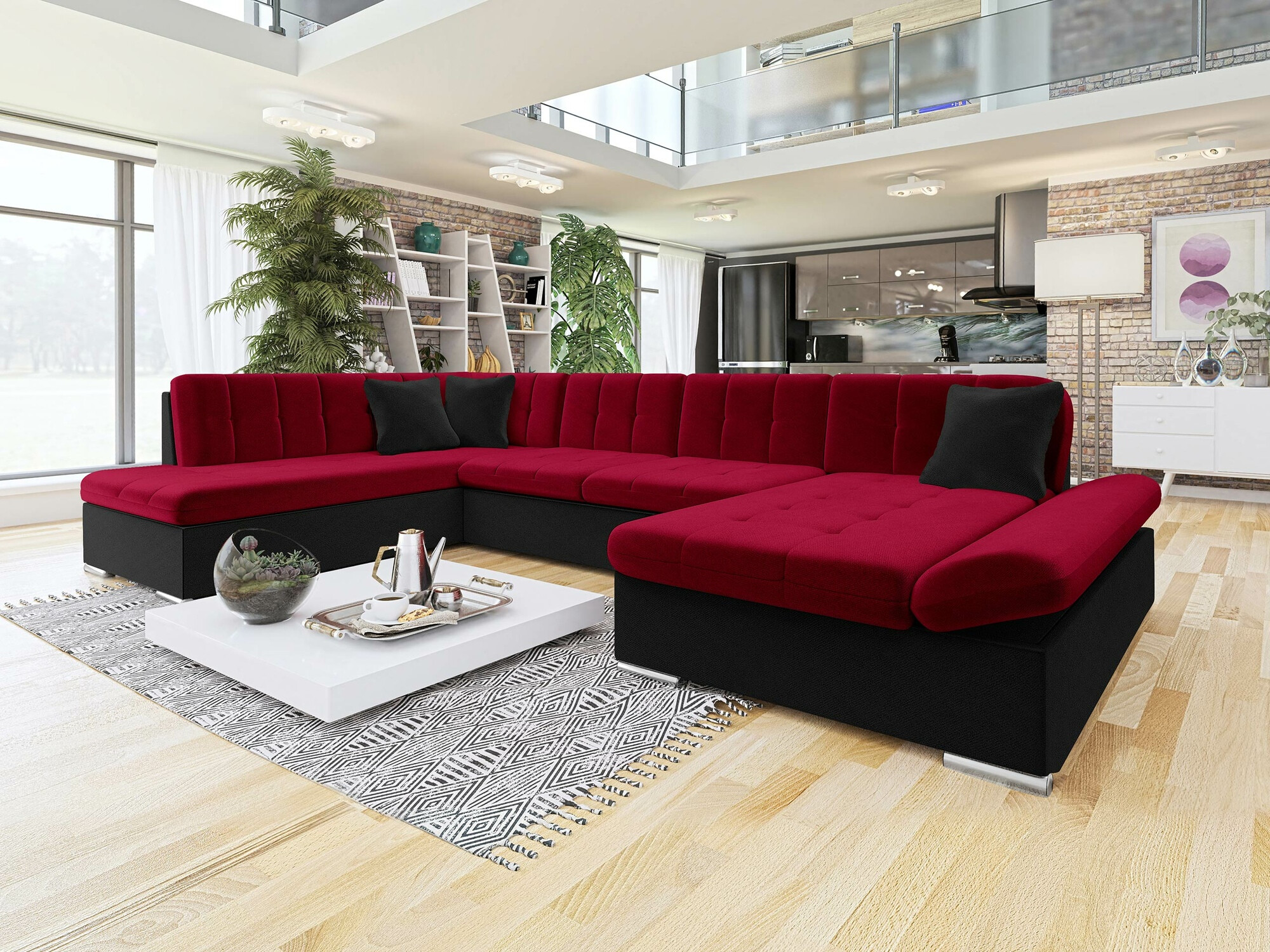 Sofá rinconero Comfivo 149 (Kronos 07 + Kronos 02)