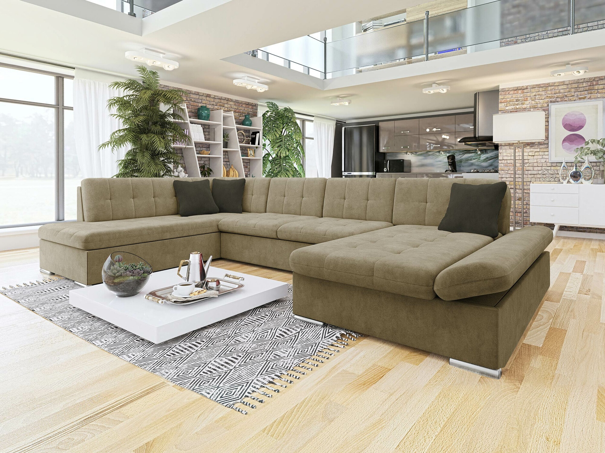 Sofá rinconero Comfivo 149 (Zetta 291 + Zetta 294)