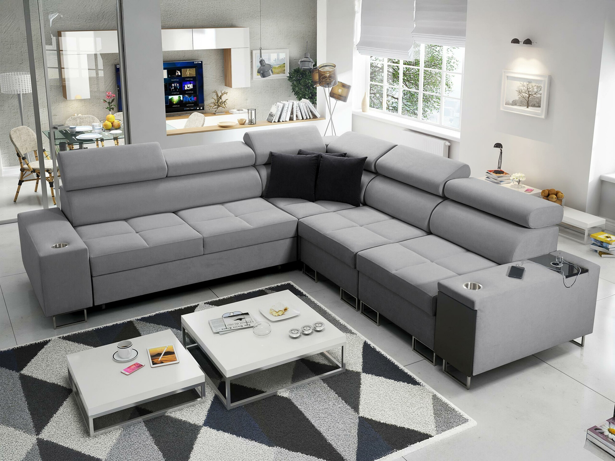 Sofá rinconero Pearland 110 (Sawana 21 + Sawana 14)