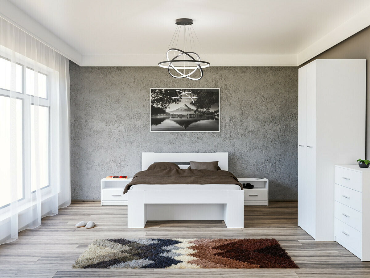 Conjunto de dormitorio Novsore 147 (Blanco)