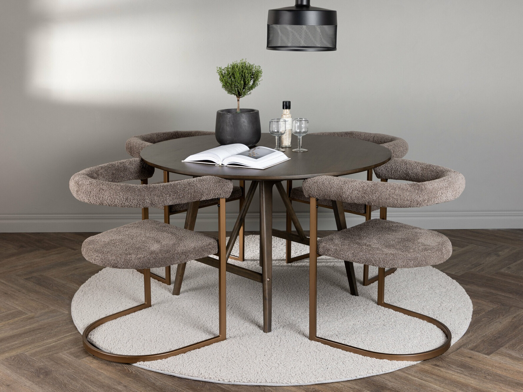 Conjunto de mesas y sillas para comedor Dallas 4624