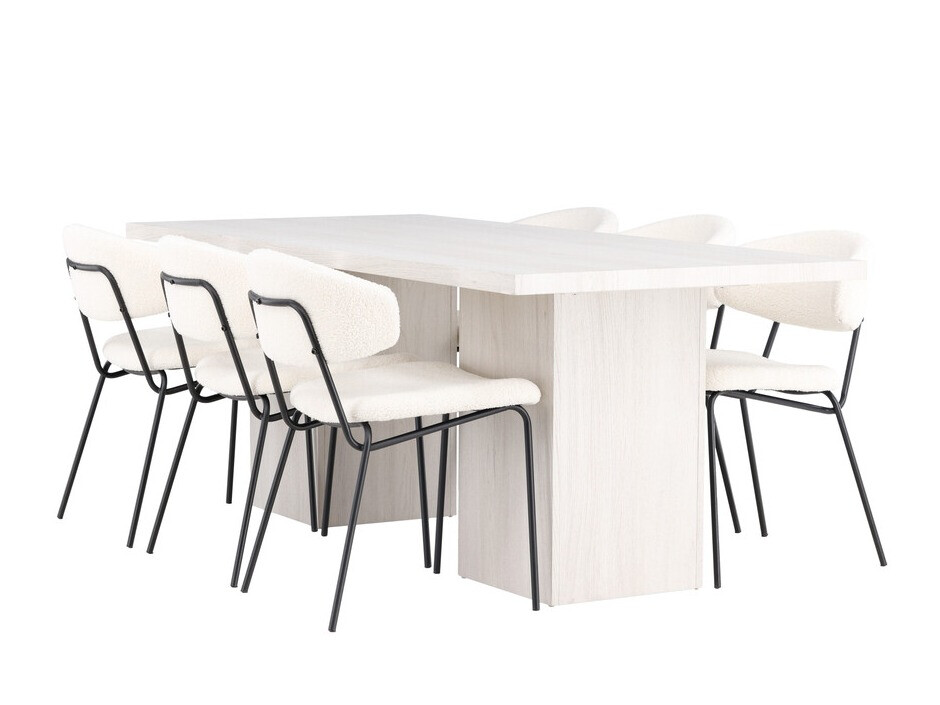 Conjunto de mesas y sillas para comedor Dallas 4625