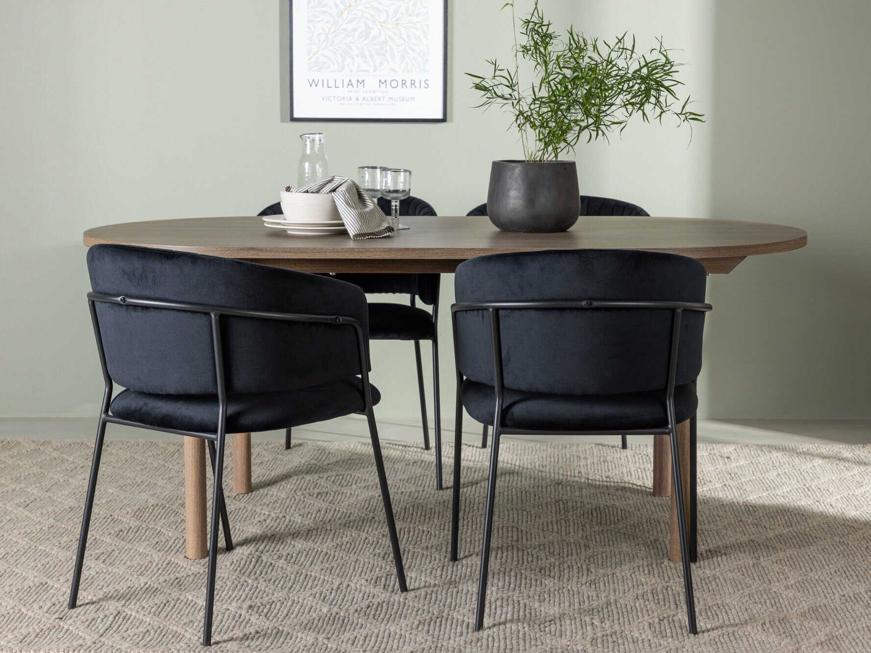 Conjunto de mesas y sillas para comedor Dallas 4626