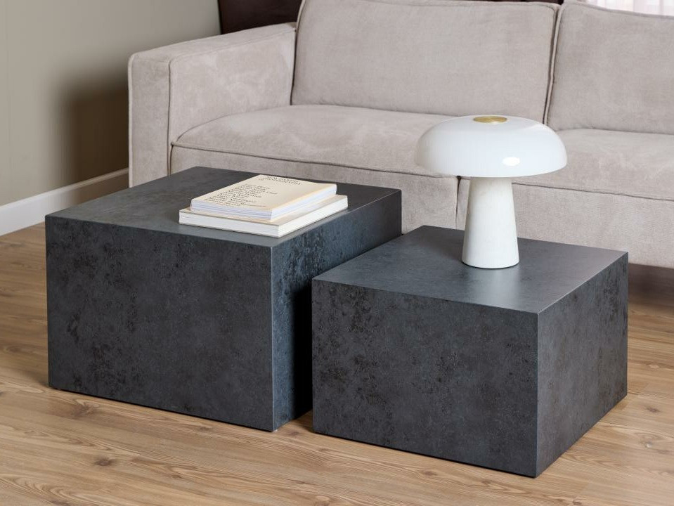 Conjunto mesa de centro Norsica 603 (Negro)