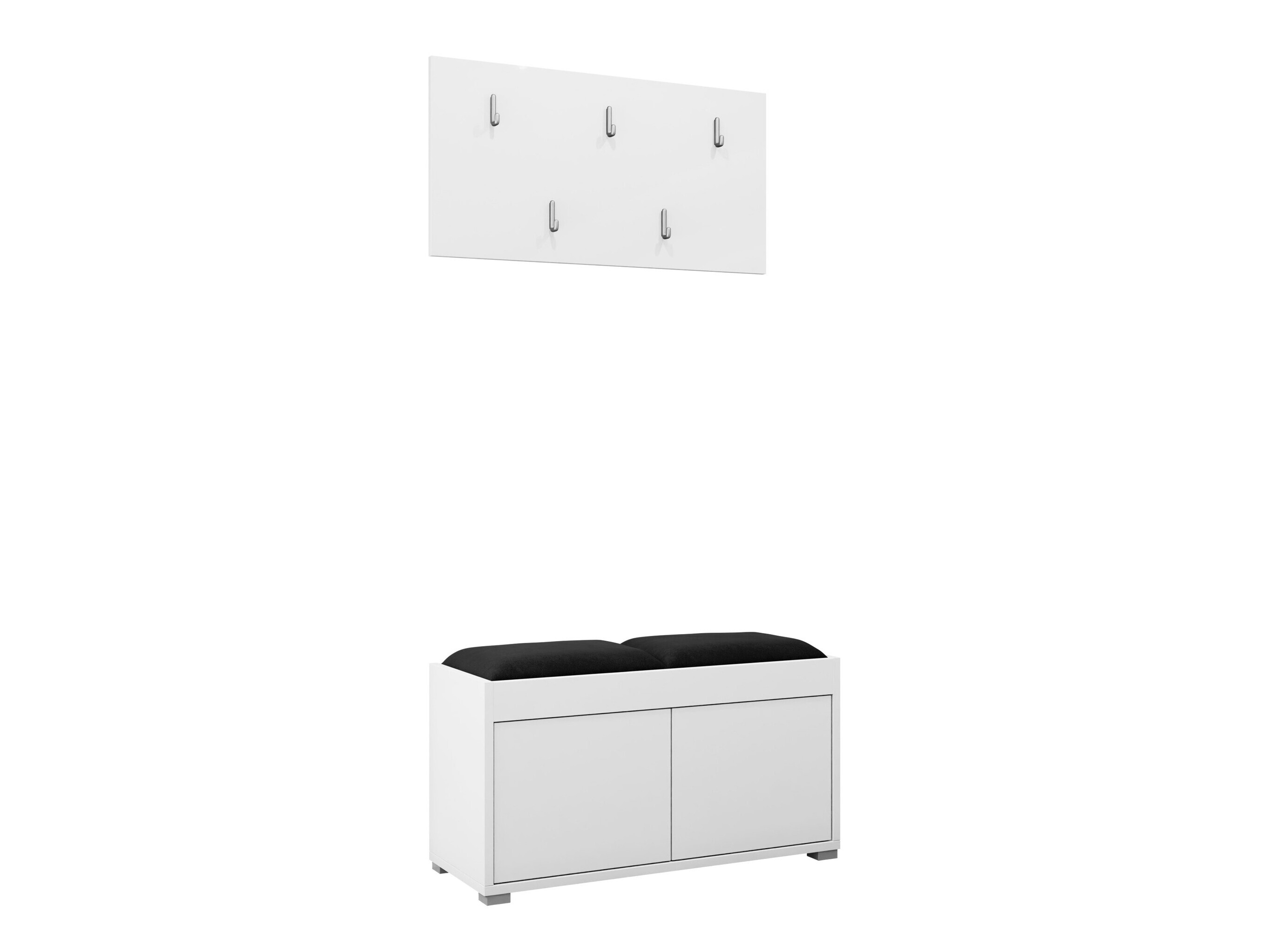 Conjunto para recibidor Comfivo Tutela (Blanco)
