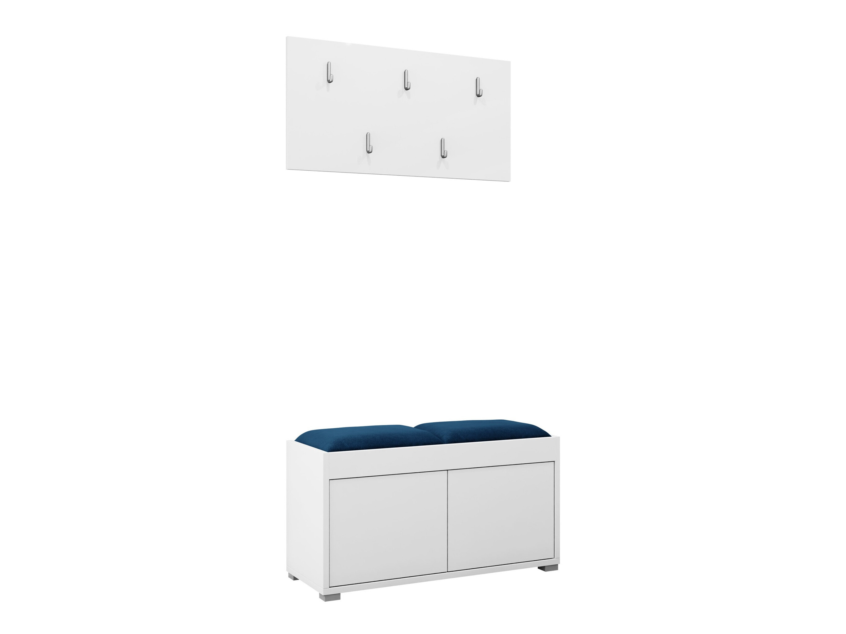 Conjunto para recibidor Comfivo Tutela (Blanco)