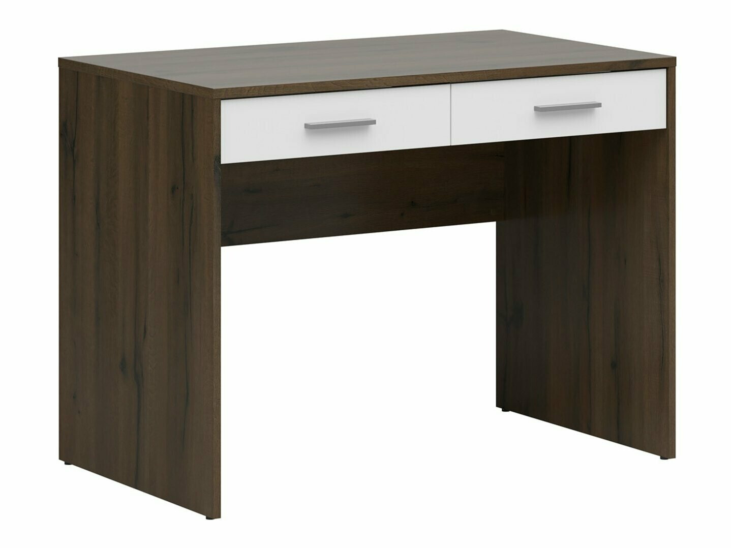Mesa de oficina Novsore 109 (Roble oscuro + Blanco)