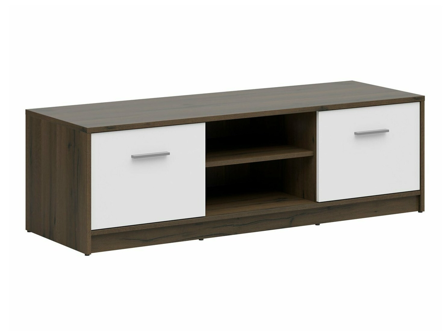 Mueble TV Novsore 100 (Roble oscuro + Blanco)