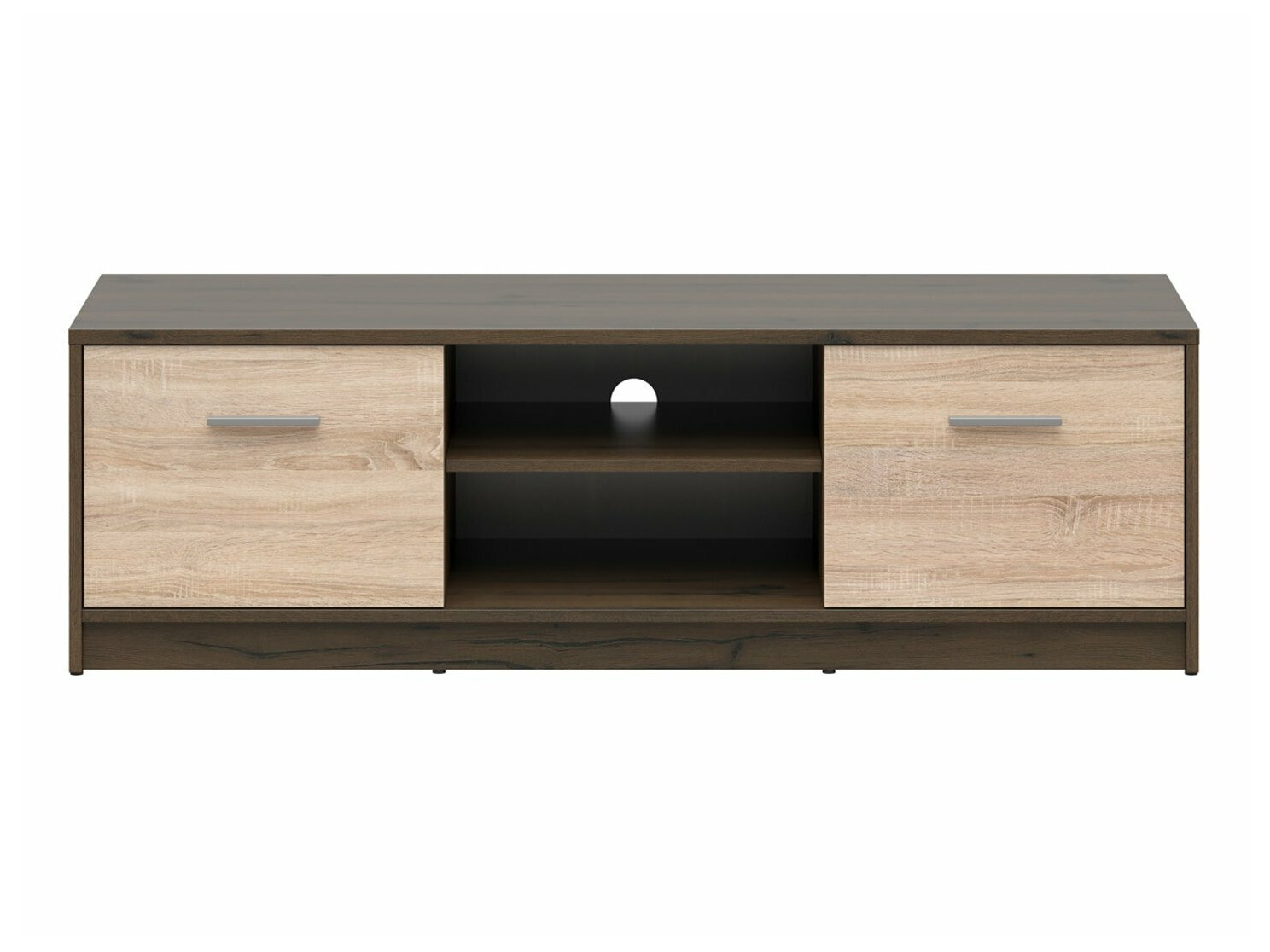 Mueble TV Novsore 100 (Roble oscuro + Roble Sonoma)