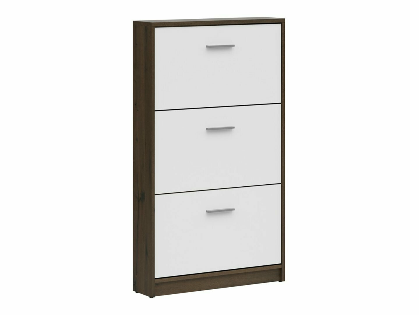 Zapatero Novsore 113 (Roble oscuro + Blanco)