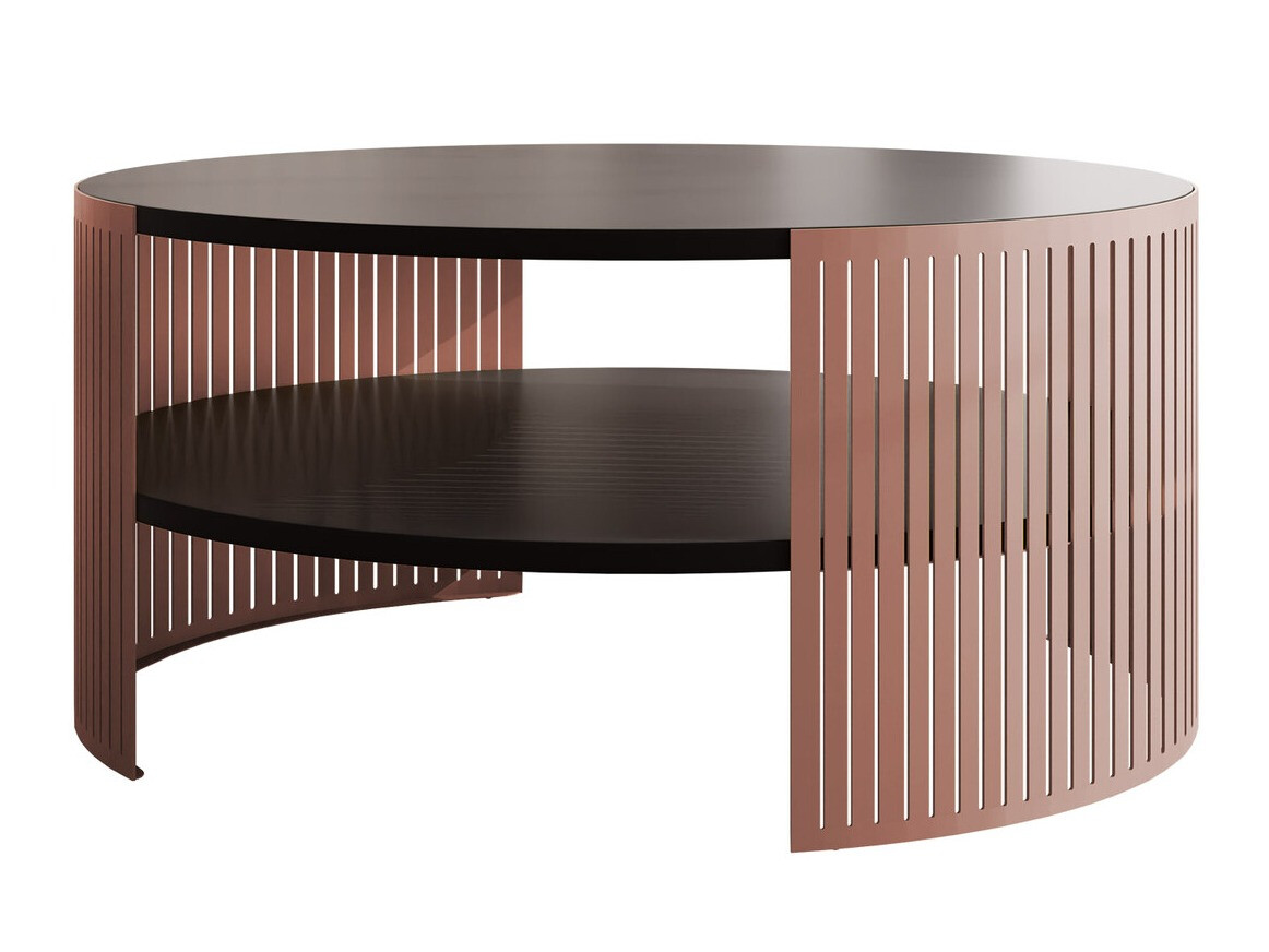 Mesa de centro Civer II (Rosa + Negro)
