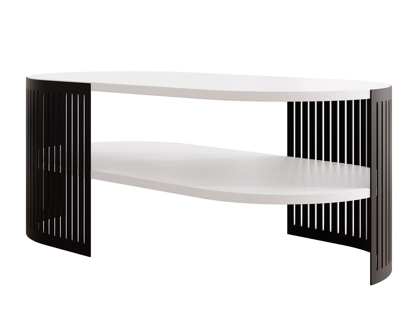 Mesa de centro Evanola 106 (Negro + Blanco)
