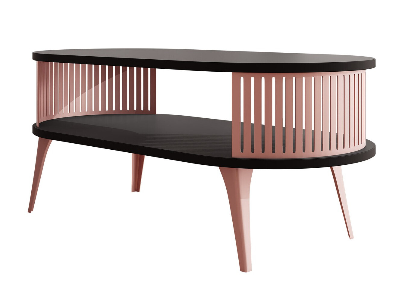 Mesa de centro Sordore 107 (Rosa + Negro)