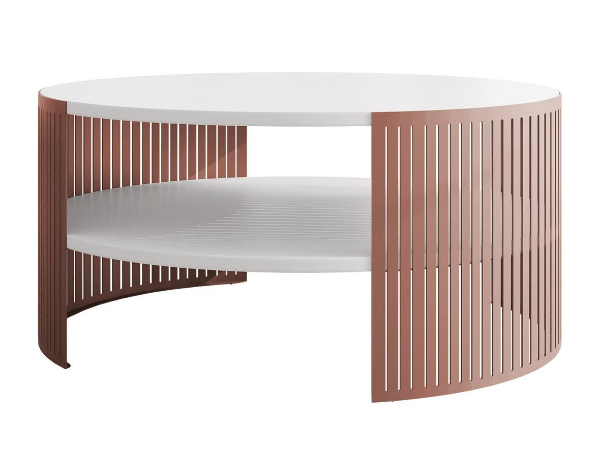 Mesa de centro Sordore 114 (Rosa + Blanco)