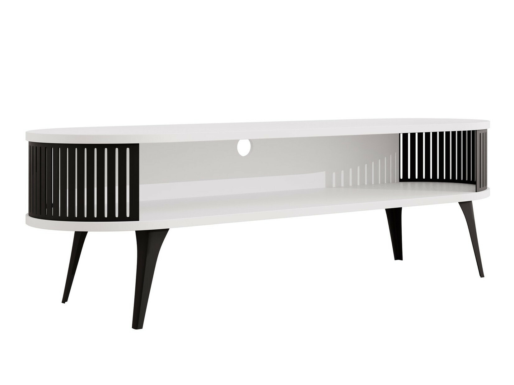 Mueble TV Sordore 108 (Negro + Blanco)