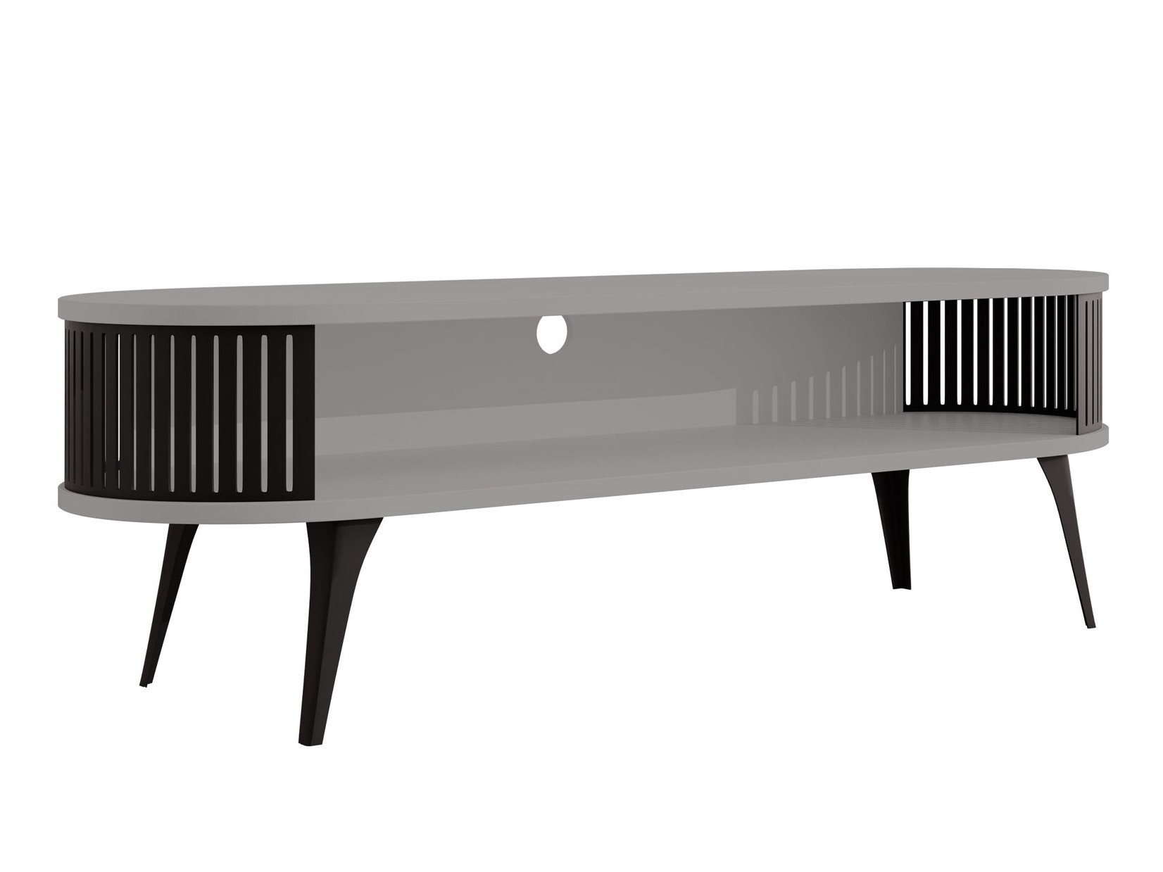 Mueble TV Vitum (Negro + Grafito)