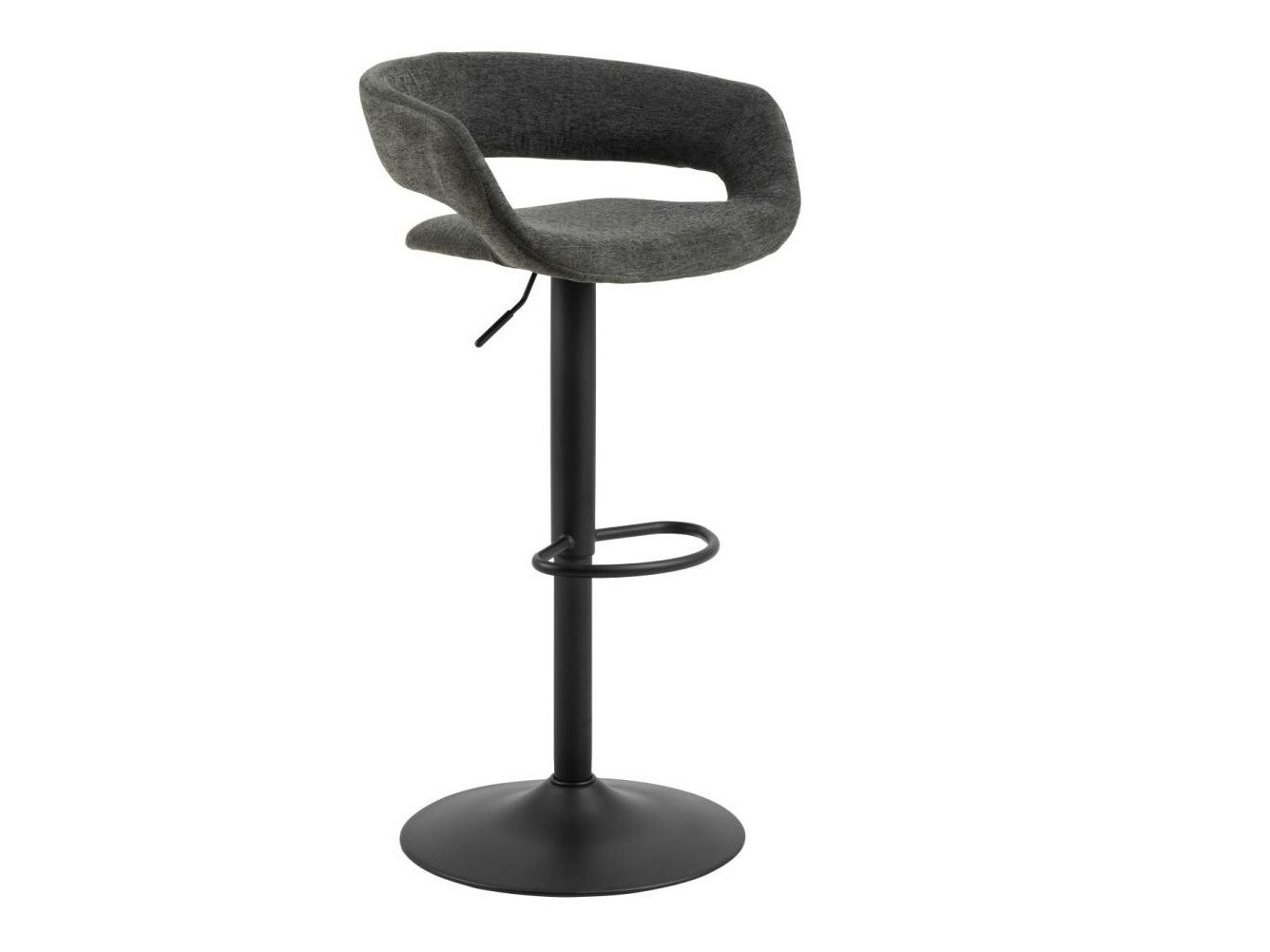 Taburete alto Norsica 280 (Gris + Negro)