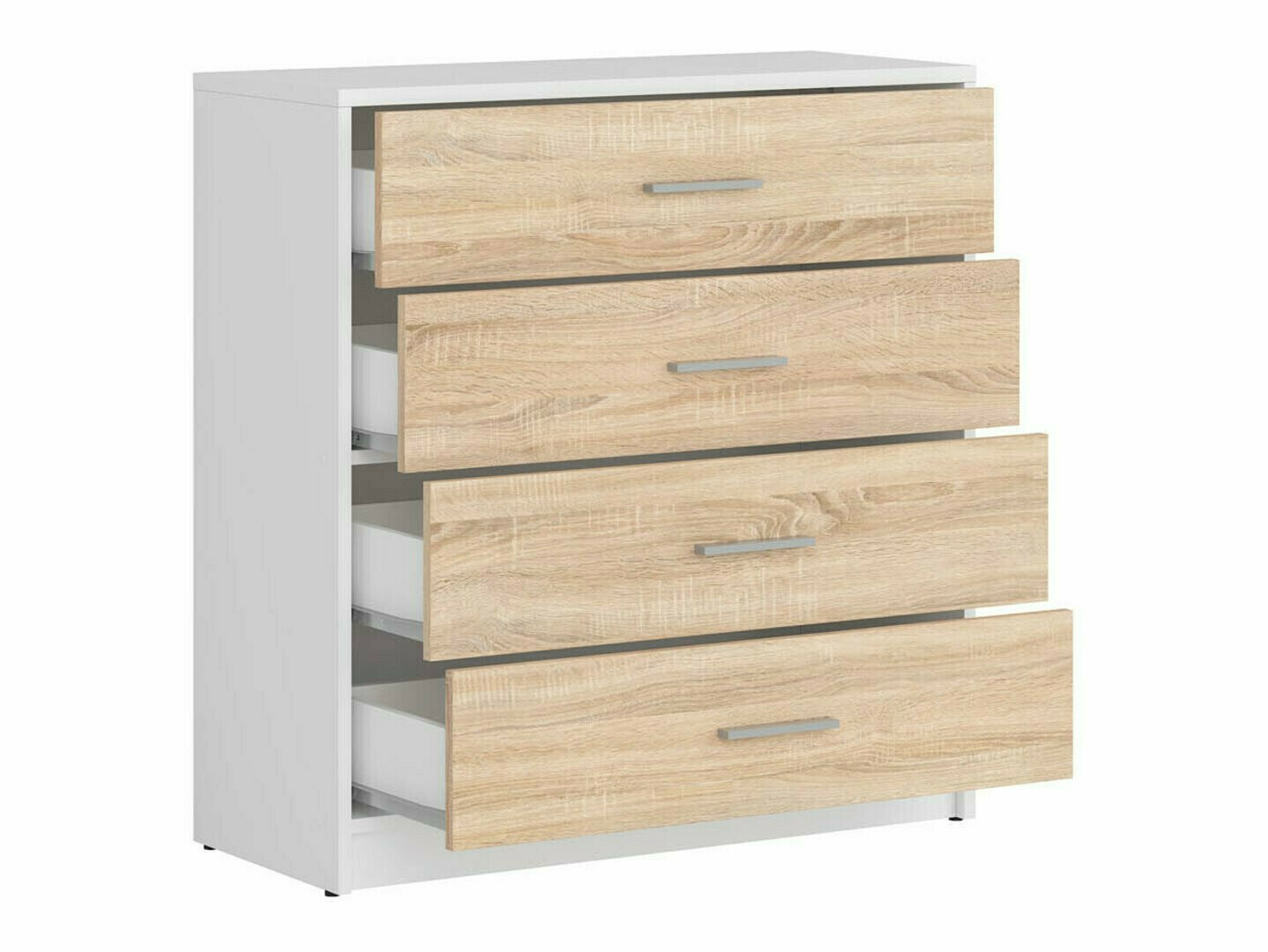 Conjunto para recibidor Novsore 154 (Blanco + Roble Sonoma)