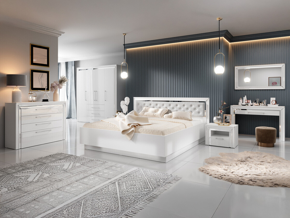 Tocador Levrema 102 (Blanco + Plata)