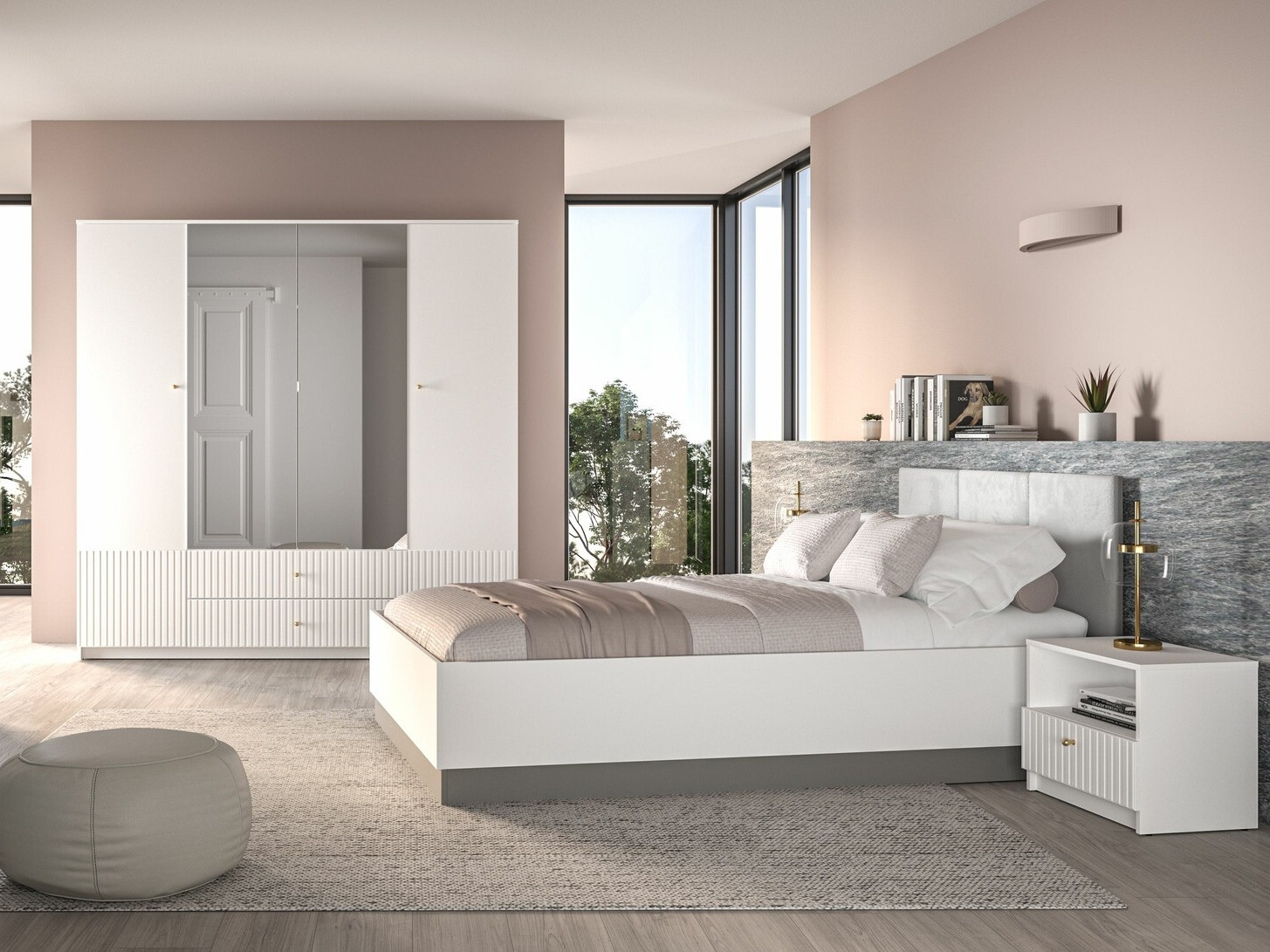 Conjunto de dormitorio Etmava 104