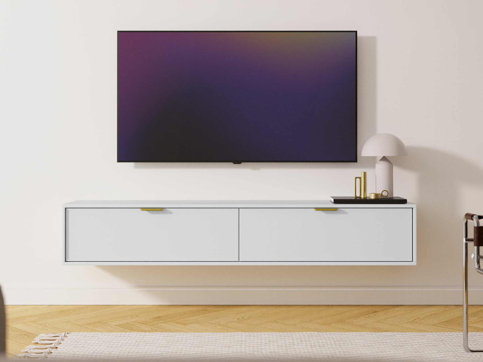 Mueble TV Hamilton 101 (Blanco)