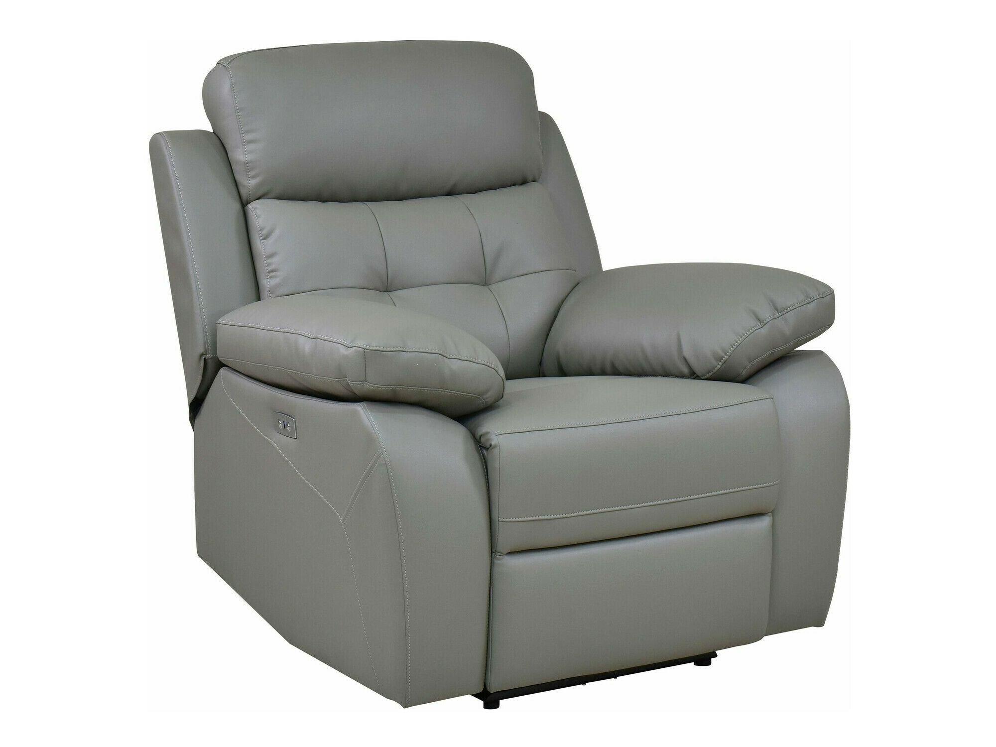 Sillón reclinable Denton 1324 (Gris claro)