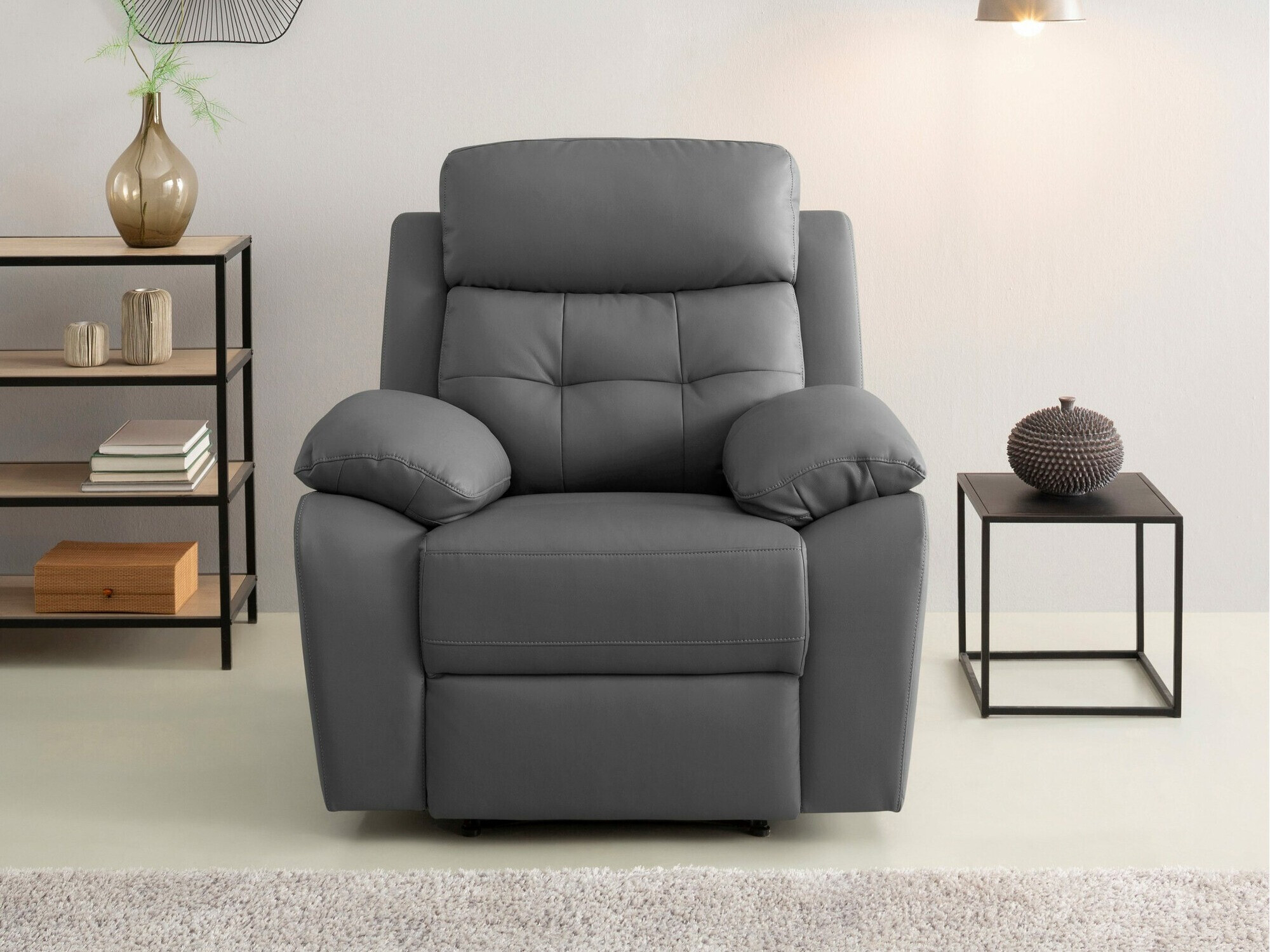 Sillón reclinable Denton 1324 (Gris)