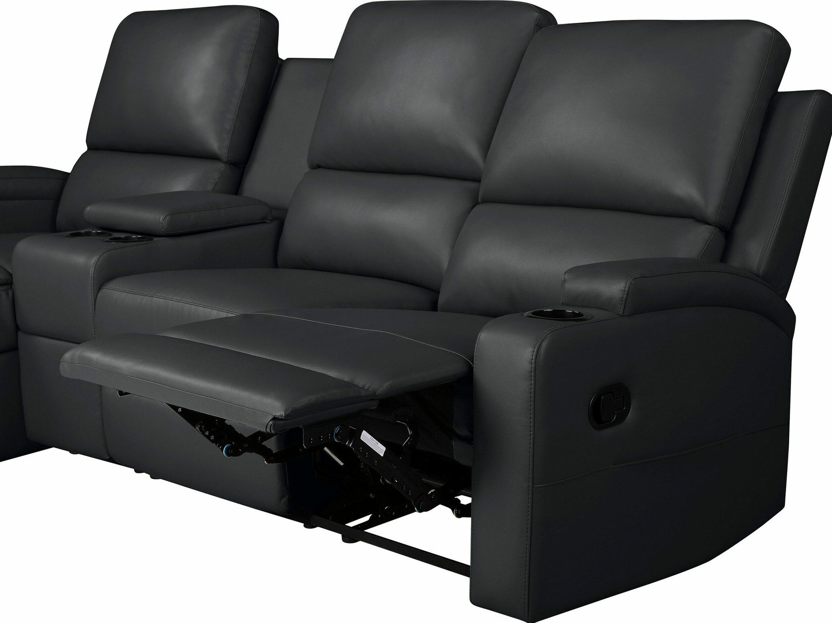 Sillón reclinable de ángulo suave Denton 1368 (Negro)
