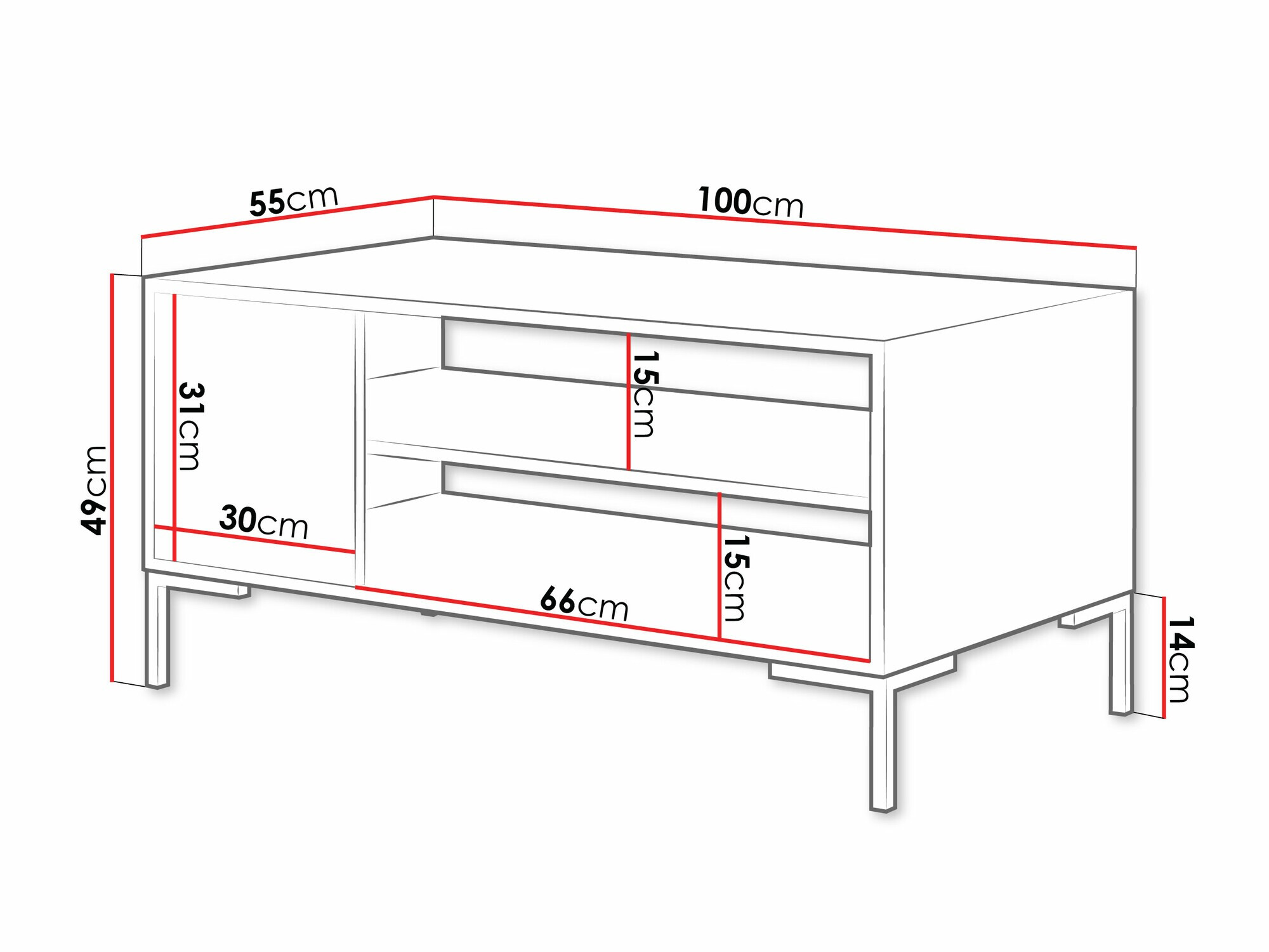 Mesa de centro Fabula
