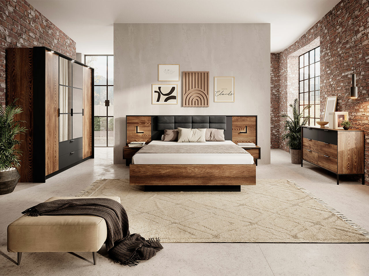 Conjunto de dormitorio Flodale 106