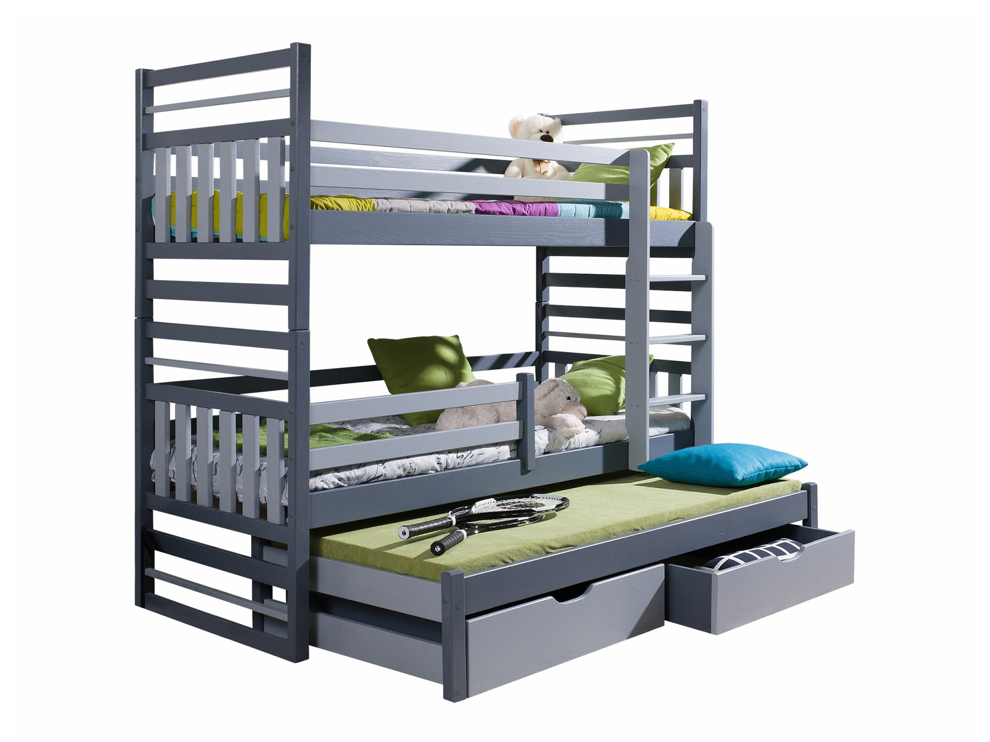 Litera Henderson 123 (Grafito + Gris)