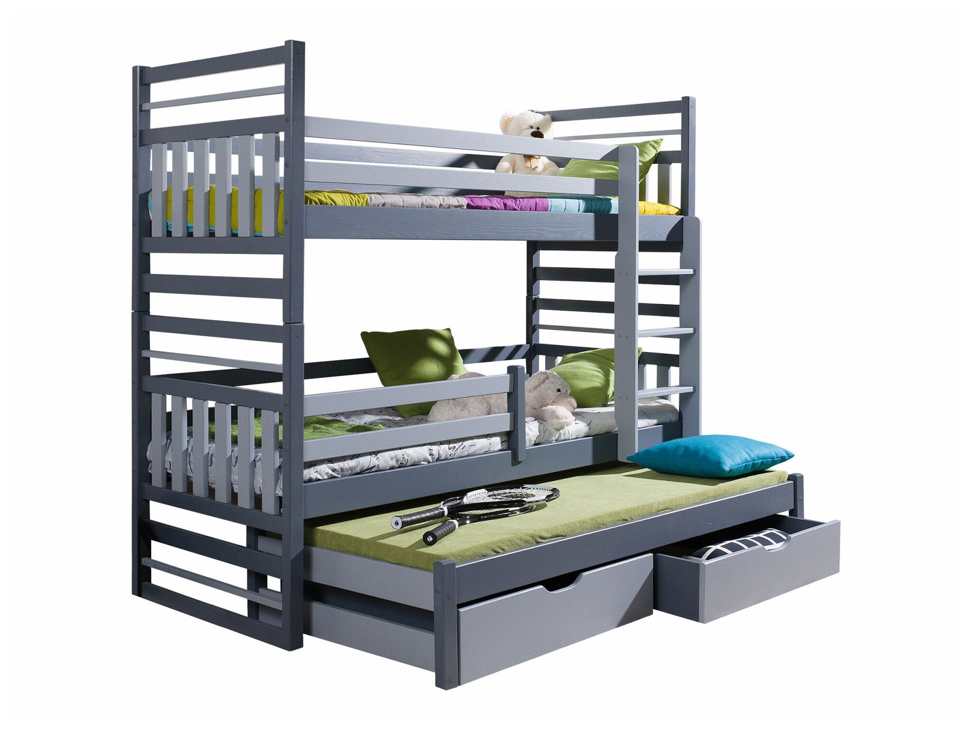 Litera Henderson 124 (Grafito + Gris)