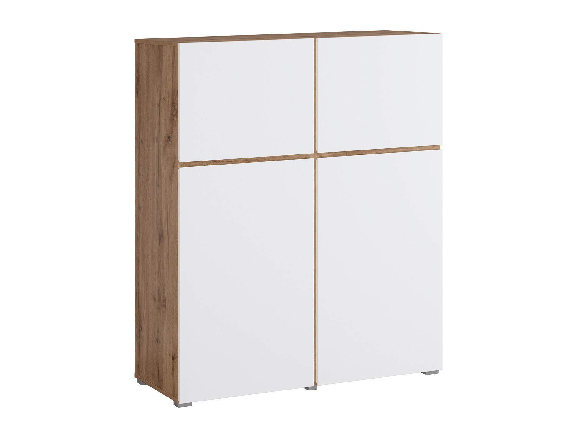 Aparador Alfere 105 (Roble wotan + Blanco)