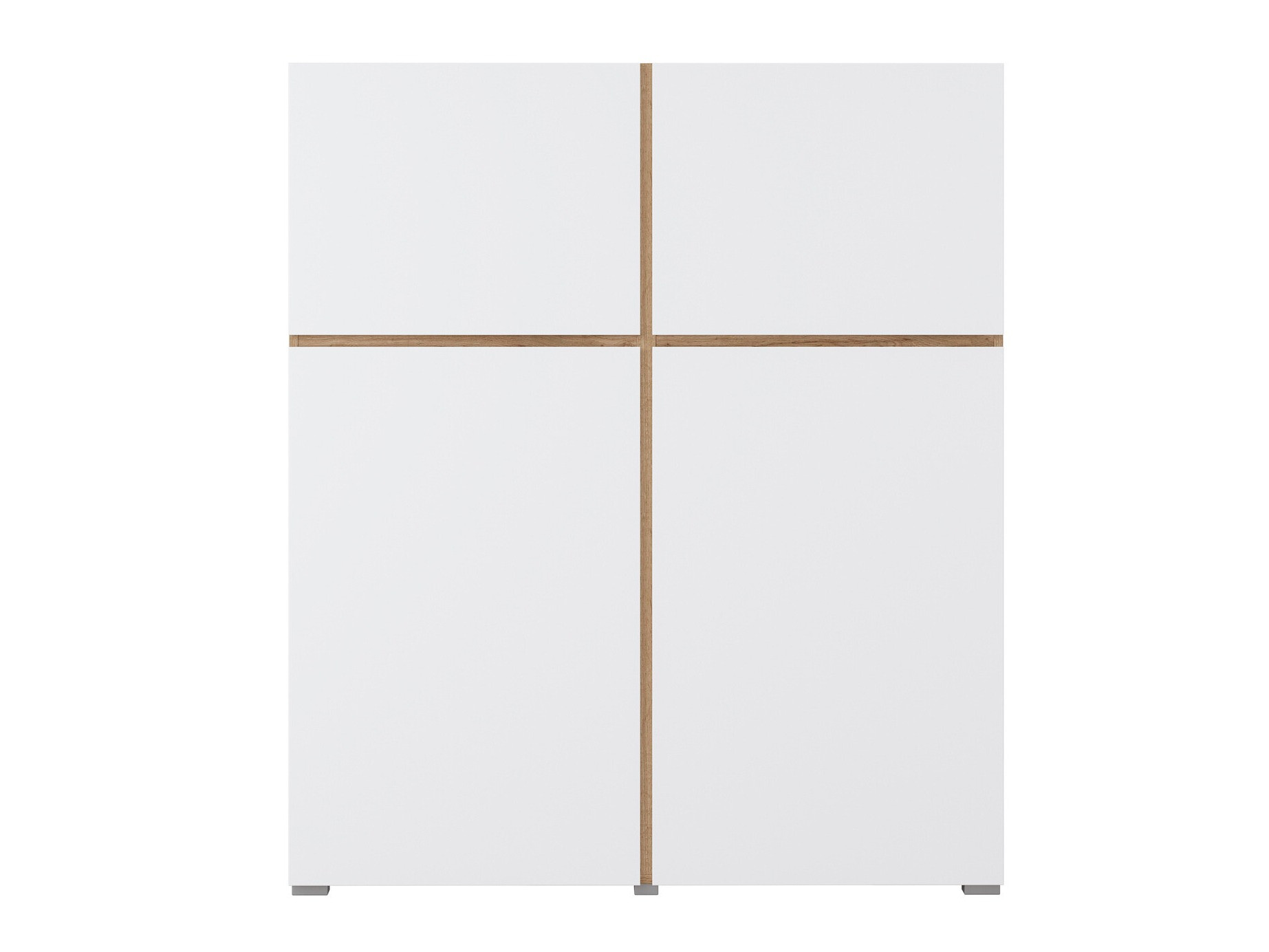 Aparador Alfere 105 (Roble wotan + Blanco)