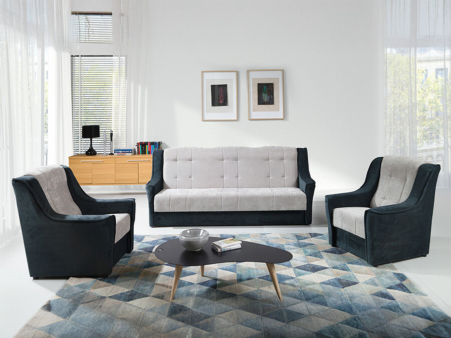 Conjunto de muebles tapizado Providence 110 (Ibiza 17 + Ibiza 15)