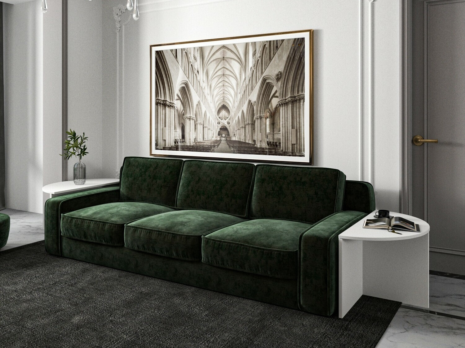 Conjunto mesa de centro Kailua 2581 (Blanco)