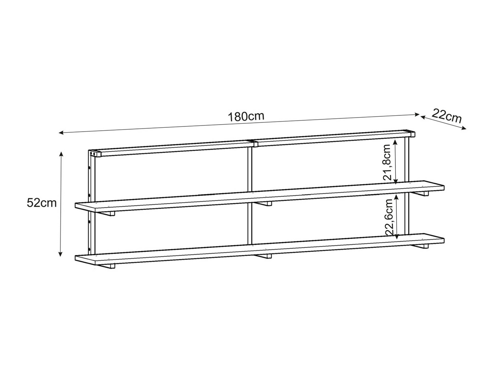 Estantería Kailua 2367 (Blanco)