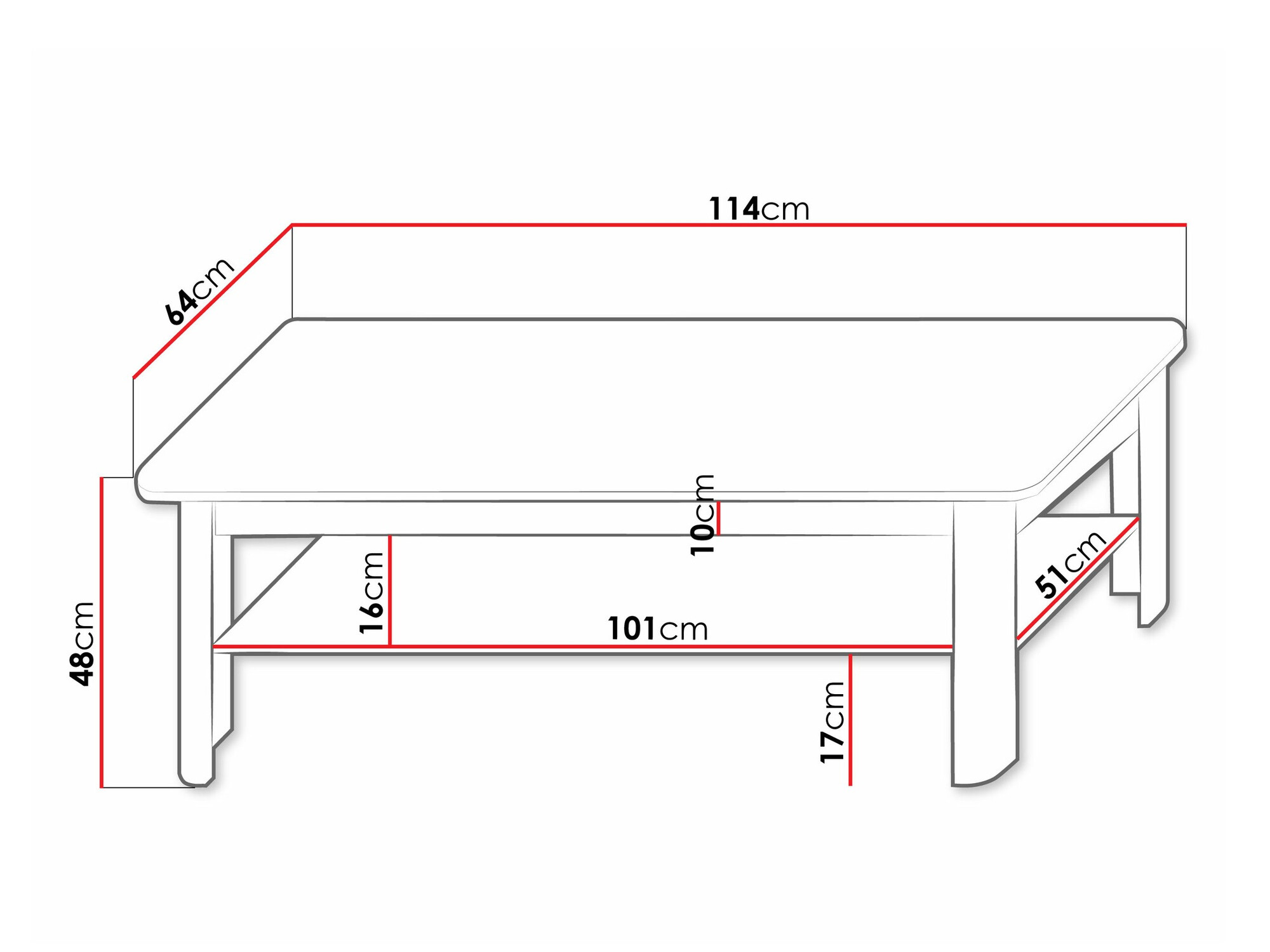 Mesa de centro Melsali 106