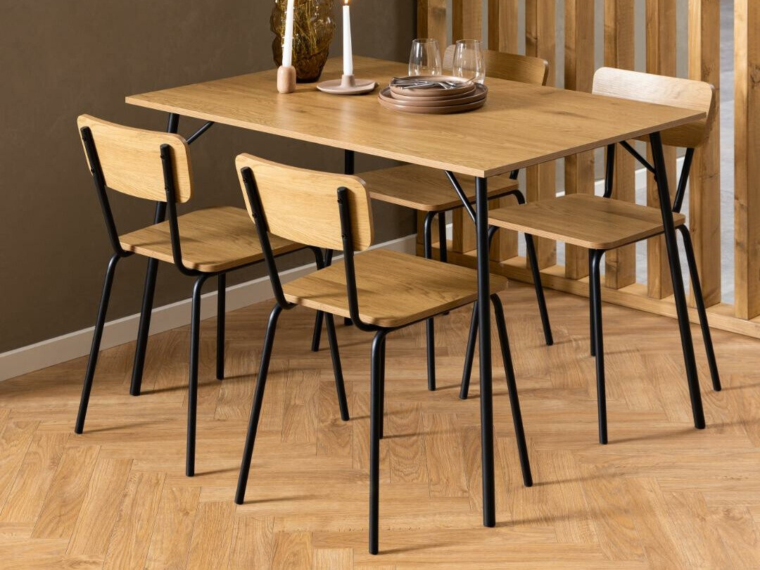 Conjunto de mesas y sillas para comedor Norsica 887