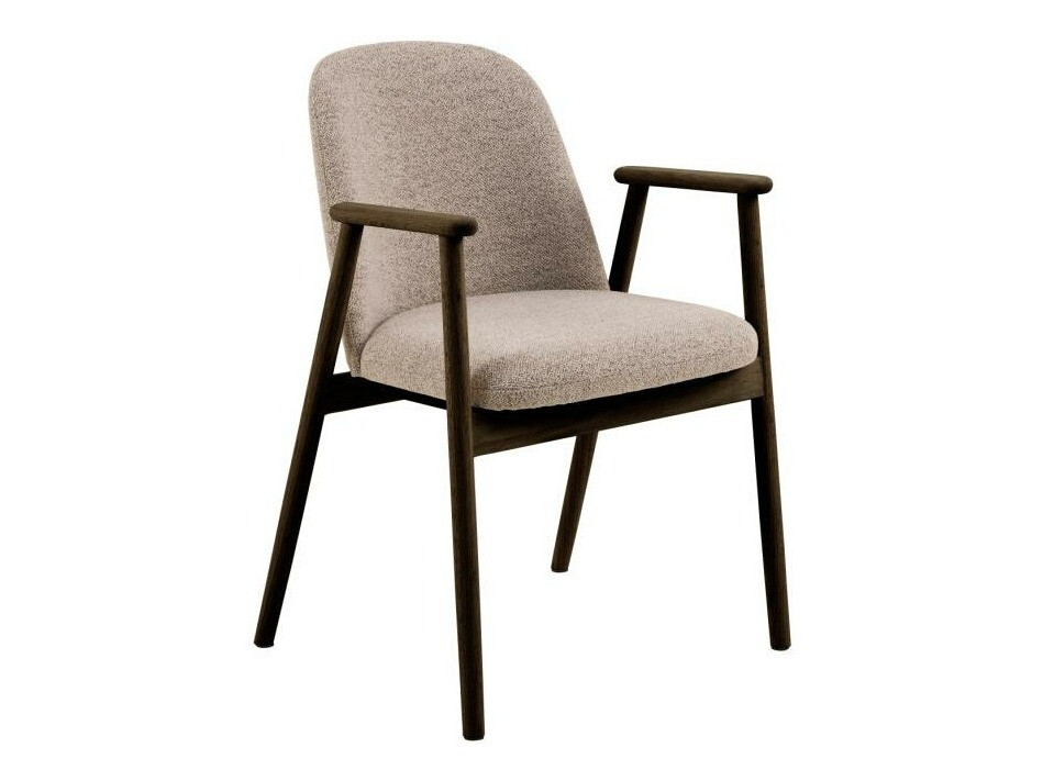 Silla Norsica 890 (Beige + Madera oscura)