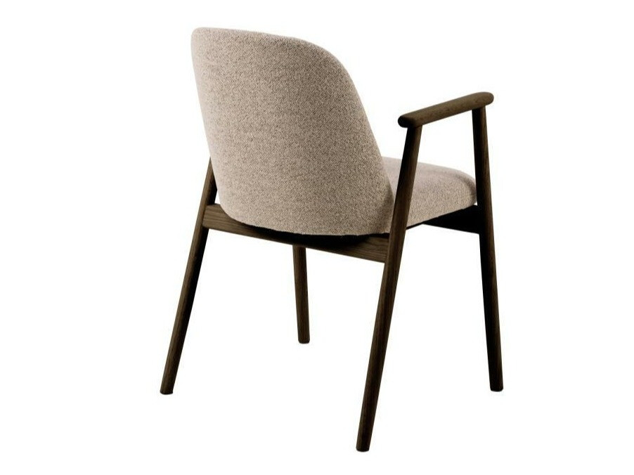 Silla Norsica 890 (Beige + Madera oscura)