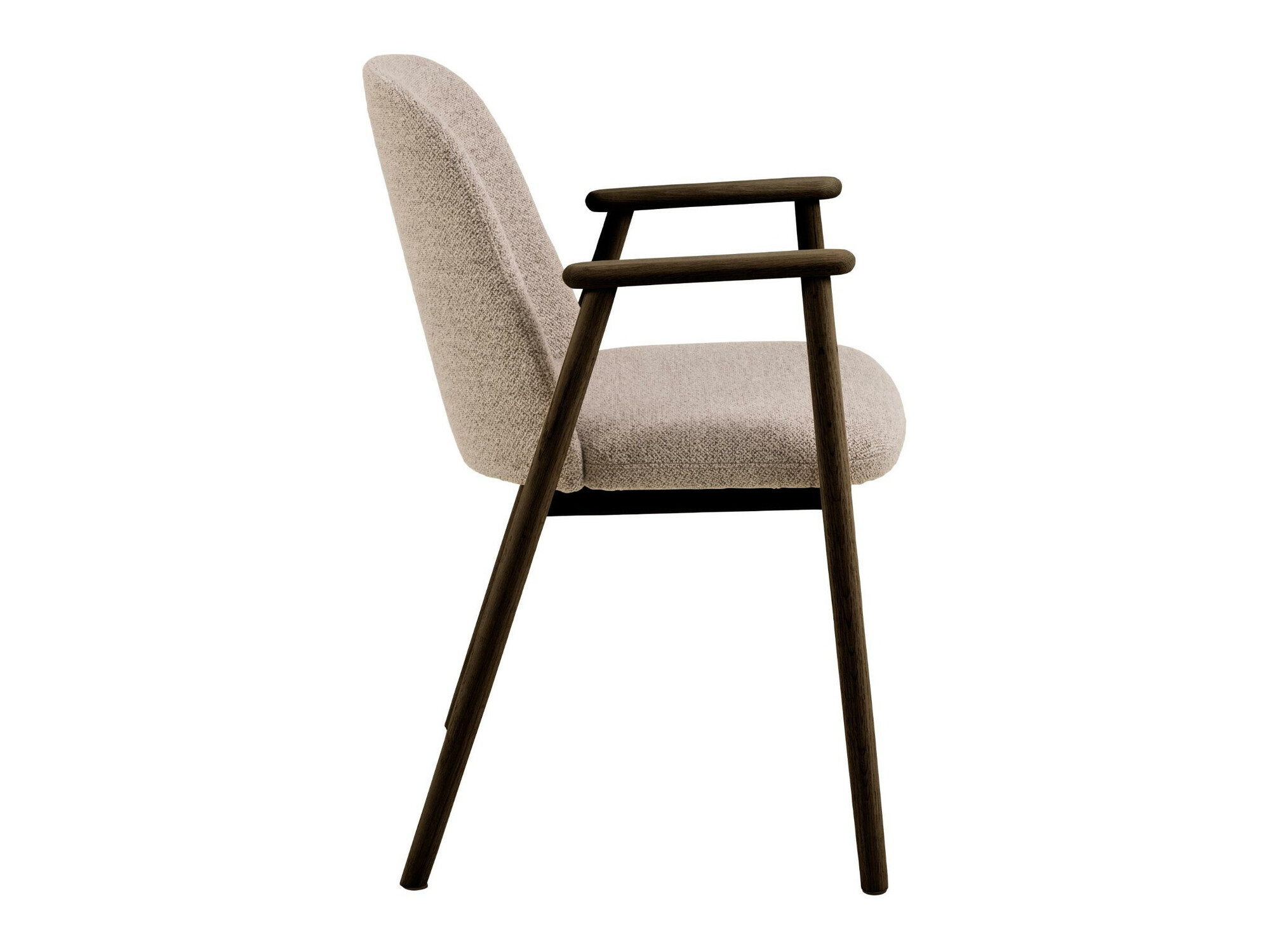 Silla Norsica 890 (Beige + Madera oscura)