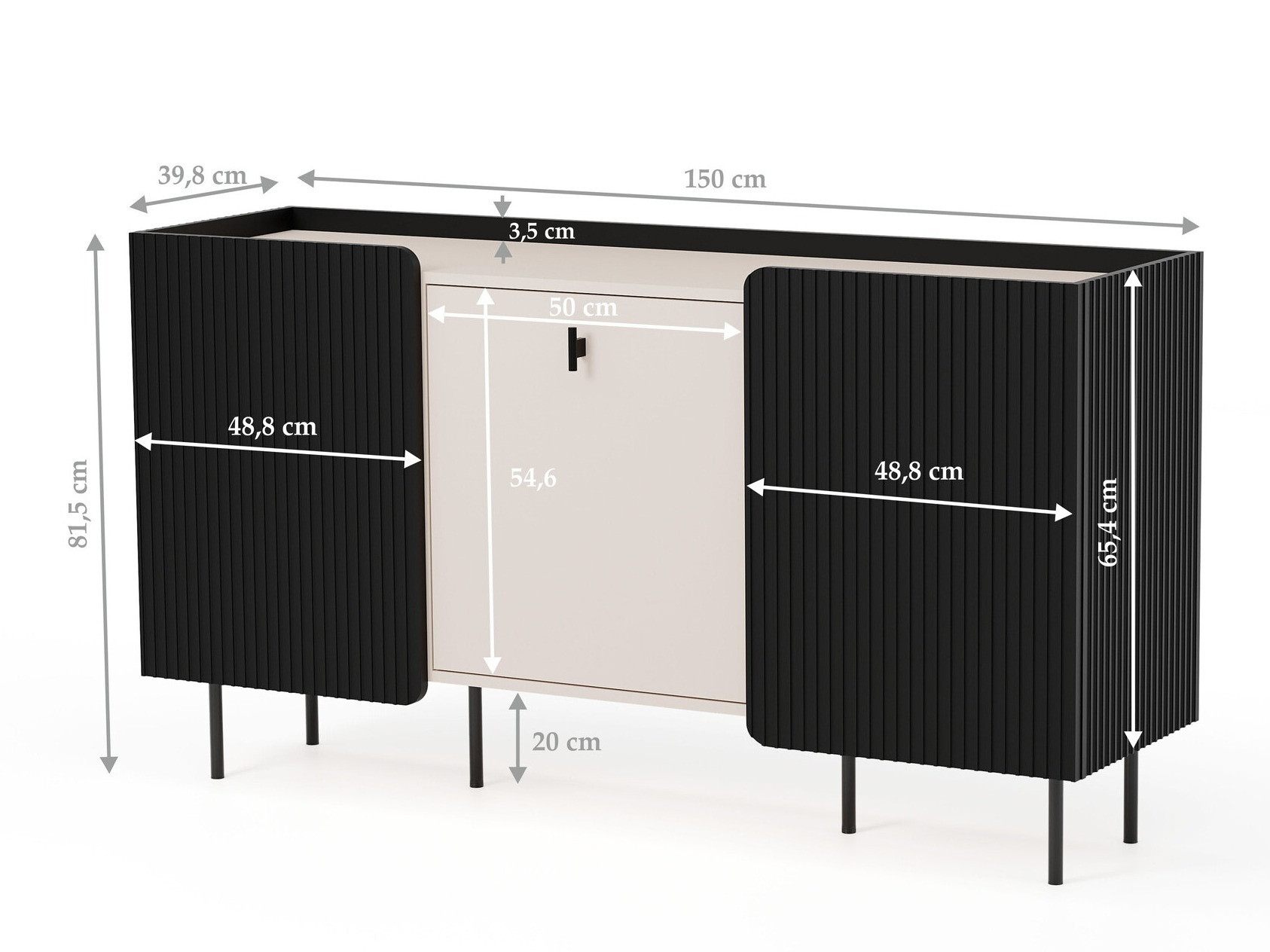 Aparador Mansfield 101 (Cachemira)