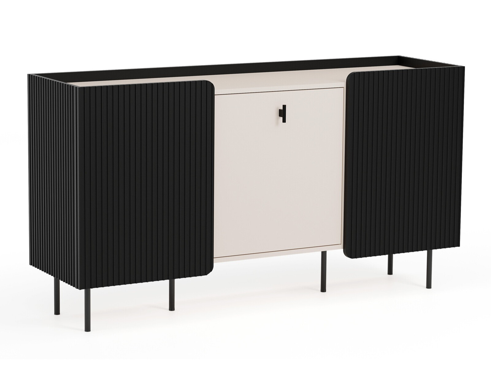 Aparador Mansfield 101 (Negro + Cachemira)