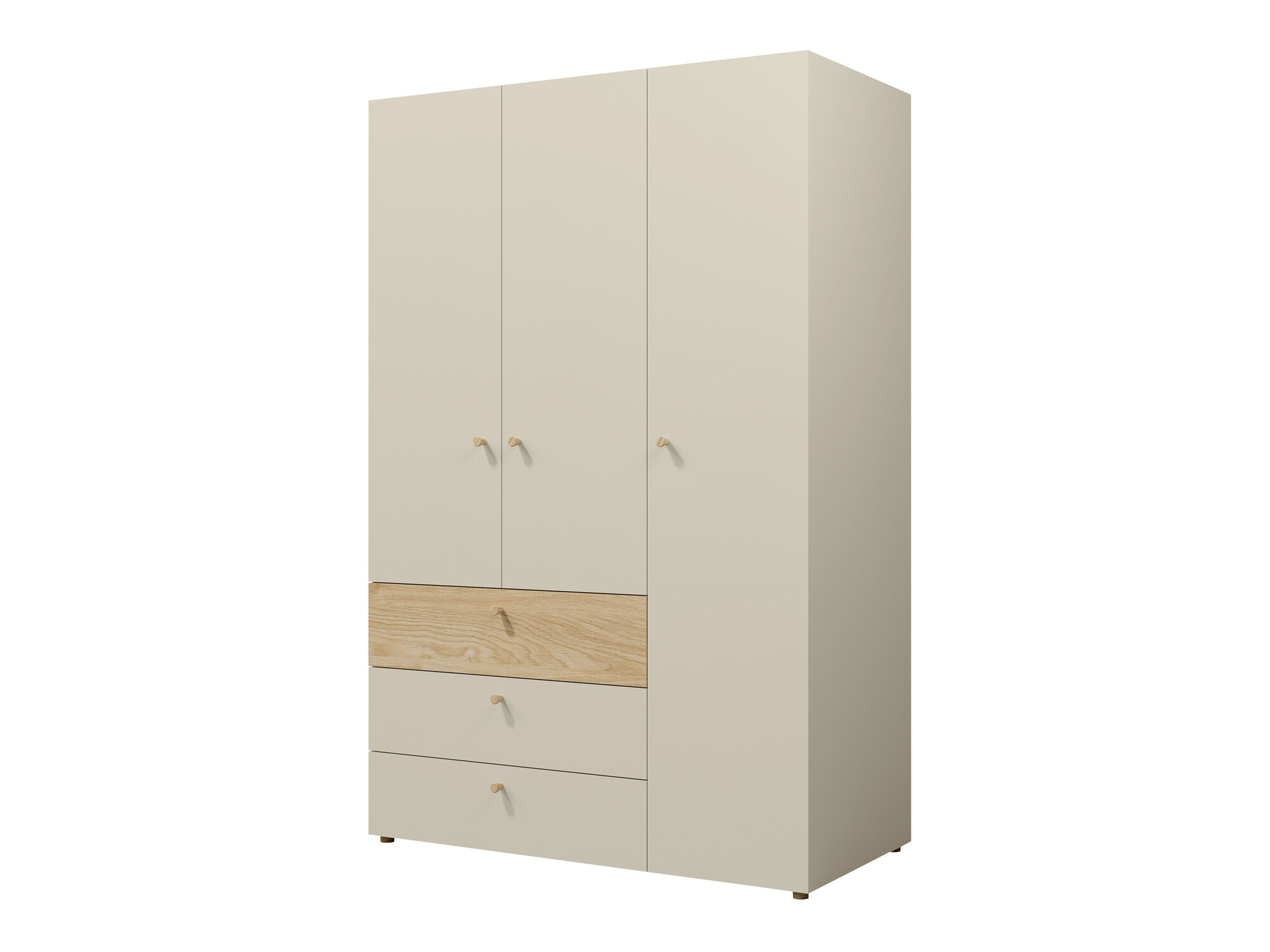 Armario Domcali 100 (Beige + Roble)